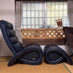 【定価4万円】イタリア製 1人用チェア ネイビーの画像