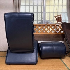 【定価4万円】イタリア製 1人用チェア ネイビーの画像