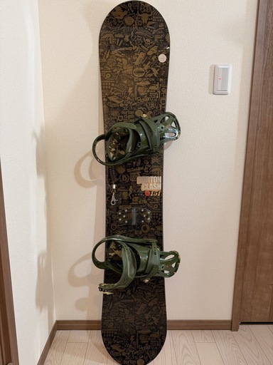 BURTON CLASH 151cm スノーボード フルセット BURTONビンディング ケース付