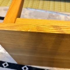 旧型　無印良品　子供用机の画像