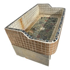 昭和レトロ　タイル流し台　洗面台　ガーデンシンクの画像