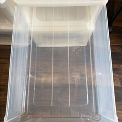 クリアケース 5個セット 重ね置き可能の画像