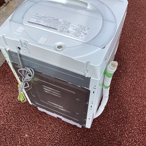 万代店　SHARP 洗濯機　ES-KS70W 21年製
