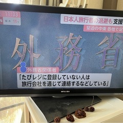 【ジャンク品】MITSUBISHI REALテレビ（37型）の画像