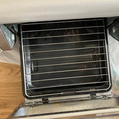 【都市ガス】リンナイ 2口ガスコンロ グリル付き 動作OK の画像