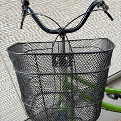 黄緑色の自転車の画像