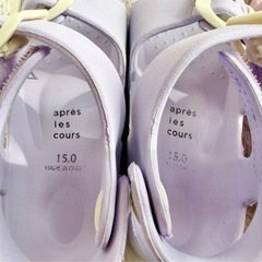 apres les cours アプレ レ クール サンダル 15センチ 17センチの画像