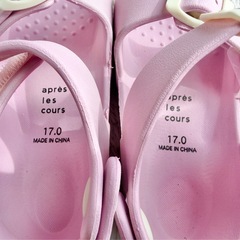 apres les cours アプレ レ クール サンダル 15センチ 17センチの画像