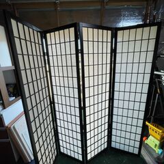 4連衝立　パーテーションの画像