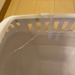 ペットキャリー　ヒビありますの画像