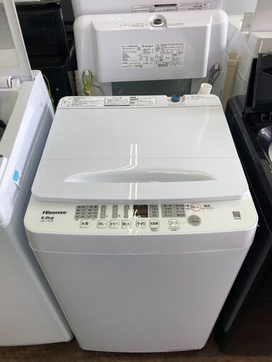 【リユ-スのサカイ広島石内店】ジモティ割！/6kg洗濯機/ハイセンス/2024年製/クリ-ニング済み/HG-9270/広島市 洗濯機　