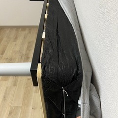 【新生活】タンスのゲン　シングルベッド　脚付マットレス　ライトグレー
の画像