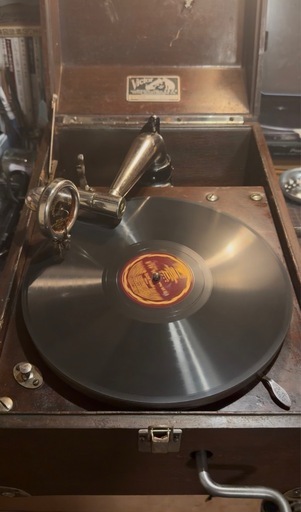 蓄音機　　Victor VV50 SP盤、針セット