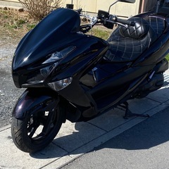 YAMAHAマジェスティSG20Jサタンマスク、ステッチシート、アップマフラー即乗り‼️の画像