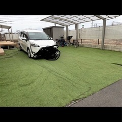 人工芝(3m✖️9m)が3枚の画像