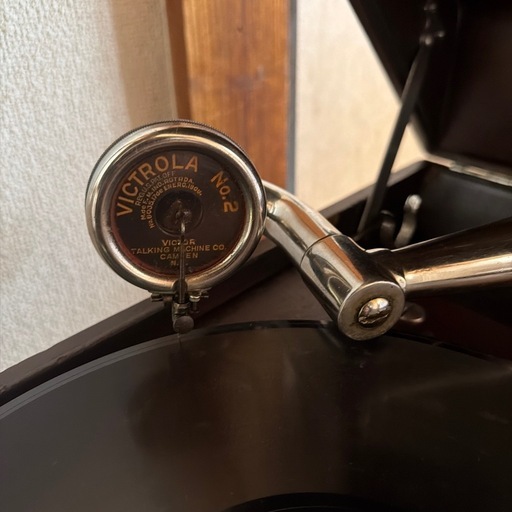 蓄音機　　Victor VV50 SP盤、針セット