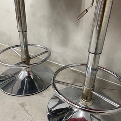 椅子　赤　黒　2点セットの画像