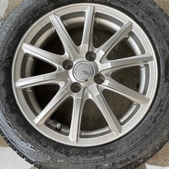 コンパクトカー  スタッドレス　タイヤホイールセットの画像