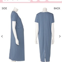 美品　授乳ワンピース　半袖の画像