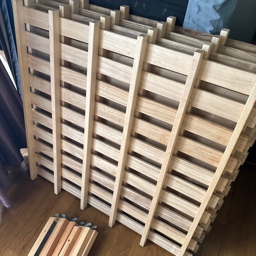 美品 
無印良品 シングルベッド‪✕‬2台
