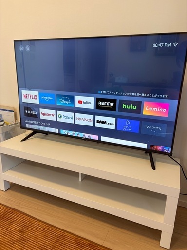 【早めにお引き取りいただける方優先】Hisense 50E6G 50型 4Kテレビ（使用3年）