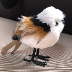 【中古】シマエナガ　置物【無料】の画像