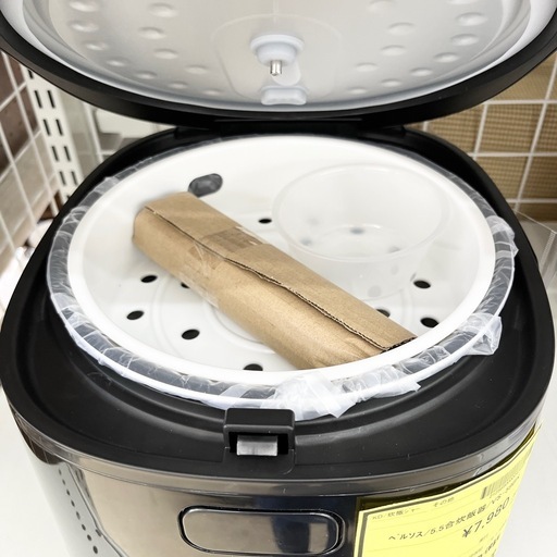 【ドリーム池田店】未使用品　ベルソス　5.5合マイコン式炊飯器　VS-59BA 2025年製【45699】