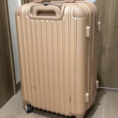 キャリーケース　Mサイズ(2〜3泊分) コーラルピンク　の画像