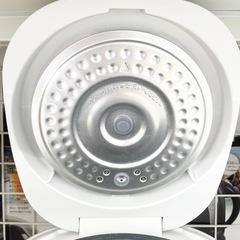 【ドリーム池田店】○ジモティ割7%○シャープ　3合マイコン式炊飯器　KS-CF05D-W 2023年製【46225】の画像