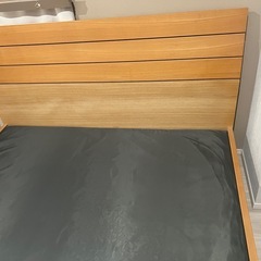 ［美品］ダブルベッドフレームの画像
