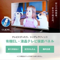 テレビ　保護パネルの画像
