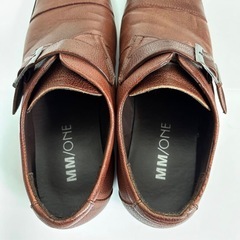 MM/ONE ビジネス　レザーシューズ　ブラウン　26センチの画像