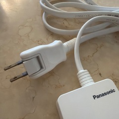 【美品】Panasonic 電源タップ延長コード 2mの画像
