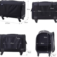 OFT  ペット用キャリーバッグL 犬猫の画像