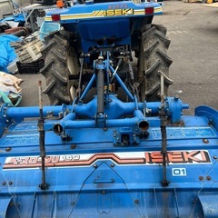 【好調稼働】ISEKI トラクター LANDHOPE185 4WD／ロータリー付／すぐ使えますの画像