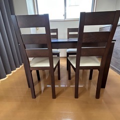 【決まりました】ダイニングテーブルセット　の画像
