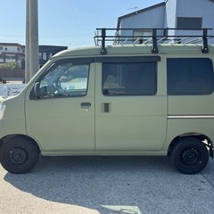 ハイゼットカーゴ　キャリア付き　キャンピングカー仕様の画像