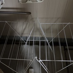 IKEA 物干しラック 折りたたみ 2段の画像