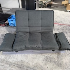 【美品】2Pソファー ソファベッド リクライニングソファー横幅1200mmの画像