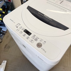 【美品‼️】シャープ 4.5kg全自動洗濯機  おしゃれ着コース ガンコ汚れコースの画像