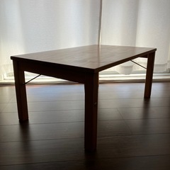折りたたみローテーブルの画像