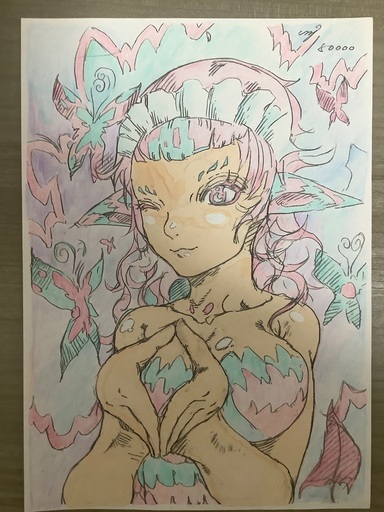 手書きイラスト！美品★アクア姫③