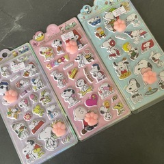 スヌーピー 肉球 シールの画像