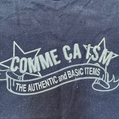 130 コムサism　黒Tシャツの画像