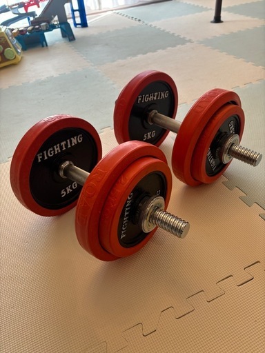 【ダンベルセット（約15kg×2）】