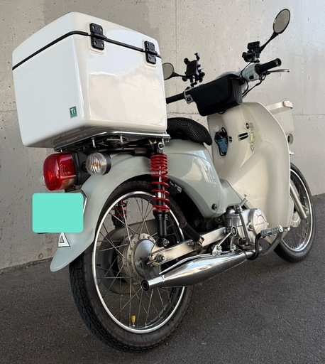 ぷこかぶ。スーパーカブ110 13000km 　シフトインジケーター　グリップヒーター　USB電源　マフラー　リアサス　【プロフ必読】