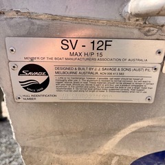 アルミVハルボート　12Fの画像