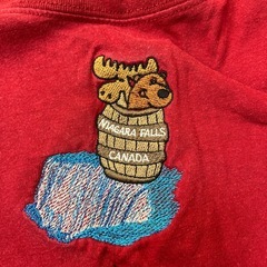 120くらい　カナダ赤Tシャツの画像