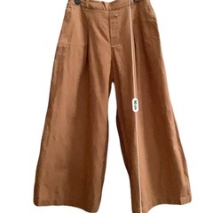 アダストリア ワイドパンツ M 麻　綿の画像