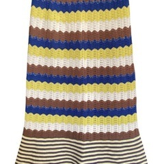 MINIMUM MINIMUM カラフルストライプフレアスカートの画像